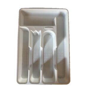 Vintage Rubbermaid Silverware Organizer Tray 2919 Flatware Cutlery Retro Kitchen